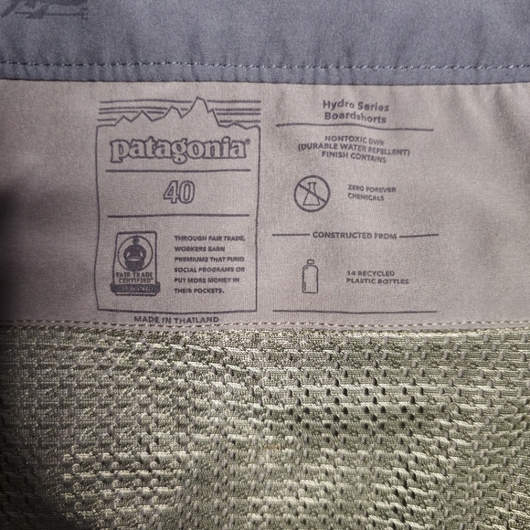Patagonia hydro series Men's gray Shorts size 40 - Picture 5 of 8